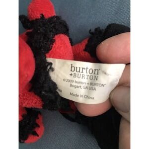 Burton & Burton 2009 7.5" Ladybug Plush Red Black